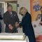 Prince of Wales & Duchess of Cornwall while cutting the anniversary cake at Irwin's Bakery